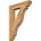 Ekena Millwork Funston Slat Rough Sawn Bracket, Western Red Cedar, 6"W x 34"D x 46"H BKT06X34X46FST06RWR - alternate 1